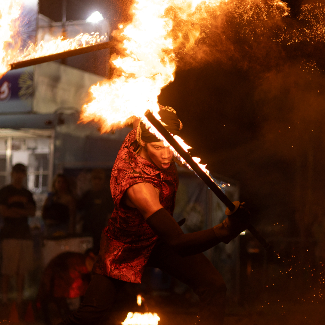 Fire Dancing Duo